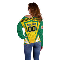 Custom Cricket Jamaica Scorpions Off Shoulder Sweater We Made Legends