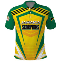 Custom Cricket Jamaica Scorpions Polo Shirt We Made Legends
