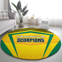 Cricket Jamaica Scorpions Round Carpet We Made Legends