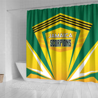 Cricket Jamaica Scorpions Shower Curtain We Made Legends