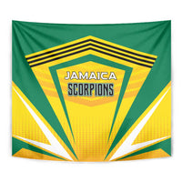 Cricket Jamaica Scorpions Tapestry We Made Legends