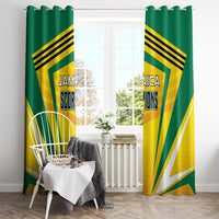 Cricket Jamaica Scorpions Window Curtain We Made Legends