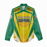 Custom Cricket Jamaica Scorpions Women Casual Shirt We Made Legends