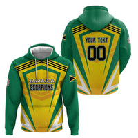 Custom Cricket Jamaica Scorpions Zip Hoodie We Made Legends