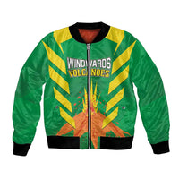 Custom Cricket Windwards Volcanoes Bomber Jacket All The Best LAVA Boys
