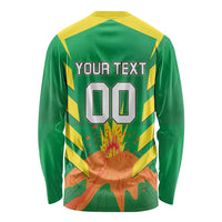 Custom Cricket Windwards Volcanoes Long Sleeve Shirt All The Best LAVA Boys