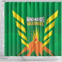 Cricket Windwards Volcanoes Shower Curtain All The Best LAVA Boys