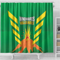 Cricket Windwards Volcanoes Shower Curtain All The Best LAVA Boys