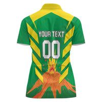 Custom Cricket Windwards Volcanoes Women Polo Shirt All The Best LAVA Boys