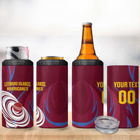 Custom Cricket Leeward Hurricanes 4 in 1 Can Cooler Tumbler Come On Hurricanes Boys