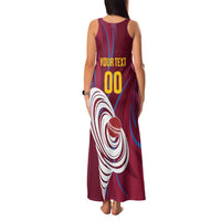 Custom Cricket Leeward Hurricanes Family Matching Tank Maxi Dress and Hawaiian Shirt Come On Hurricanes Boys