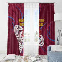 Cricket Leeward Hurricanes Window Curtain Come On Hurricanes Boys