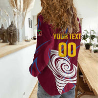 Custom Cricket Leeward Hurricanes Women Casual Shirt Come On Hurricanes Boys