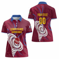 Custom Cricket Leeward Hurricanes Women Polo Shirt Come On Hurricanes Boys