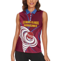 Custom Cricket Leeward Hurricanes Women Sleeveless Polo Shirt Come On Hurricanes Boys