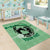 Personalized Kentucky Horse Racing 2024 Area Rug Beauty and The Horse Green Version LT01