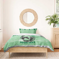 Personalized Kentucky Horse Racing Bedding Set Beauty and The Horse Green Version LT01