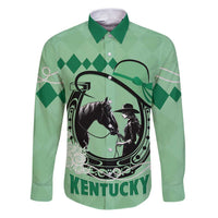 Personalized Kentucky Horse Racing Family Matching Puletasi and Hawaiian Shirt Beauty and The Horse Green Version LT01