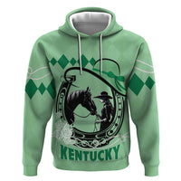 Personalized Kentucky Horse Racing Zip Hoodie Beauty and The Horse Green Version LT01