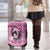 Personalized Kentucky Horse Racing 2024 Luggage Cover Beauty and The Horse Pink Version