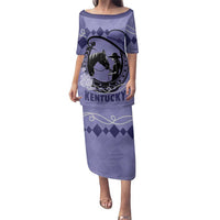 Personalized Kentucky Horse Racing Family Matching Puletasi and Hawaiian Shirt Beauty and The Horse Purple Version LT01