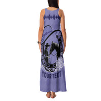 Personalized Kentucky Horse Racing Family Matching Tank Maxi Dress and Hawaiian Shirt Beauty and The Horse Purple Version LT01