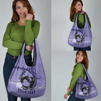Kentucky Horse Racing Grocery Bag Beauty and The Horse Purple Version LT01