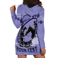 Personalized Kentucky Horse Racing Hoodie Dress Beauty and The Horse Purple Version LT01
