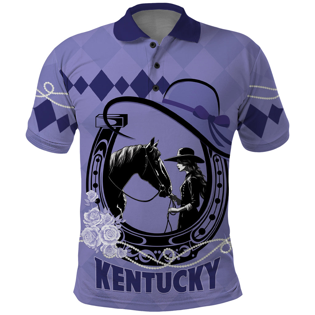 Personalized Kentucky Horse Racing 2024 Polo Shirt Beauty and The Horse Purple Version