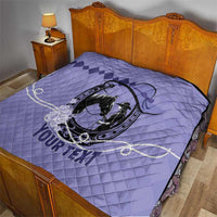 Personalized Kentucky Horse Racing Quilt Beauty and The Horse Purple Version LT01