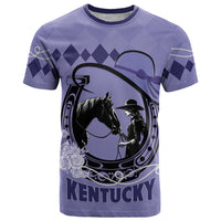 Personalized Kentucky Horse Racing T Shirt Beauty and The Horse Purple Version LT01