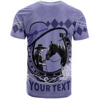 Personalized Kentucky Horse Racing T Shirt Beauty and The Horse Purple Version LT01