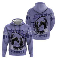 Personalized Kentucky Horse Racing Zip Hoodie Beauty and The Horse Purple Version LT01