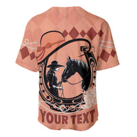 Personalized Kentucky Horse Racing Baseball Jersey Beauty and The Horse Orange Version LT01