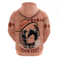 Personalized Kentucky Horse Racing Hoodie Beauty and The Horse Orange Version LT01