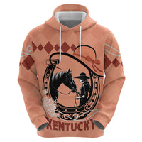 Personalized Kentucky Horse Racing Hoodie Beauty and The Horse Orange Version LT01