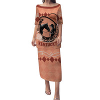 Personalized Kentucky Horse Racing Puletasi Beauty and The Horse Orange Version LT01