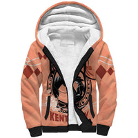 Personalized Kentucky Horse Racing Sherpa Hoodie Beauty and The Horse Orange Version LT01