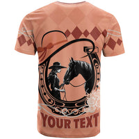 Personalized Kentucky Horse Racing T Shirt Beauty and The Horse Orange Version LT01