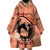 Personalized Kentucky Horse Racing 2024 Wearable Blanket Hoodie Beauty and The Horse Orange Version