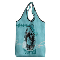 Kentucky Horse Racing Grocery Bag Beauty and The Horse Teal Version LT01