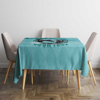 Personalized Kentucky Horse Racing Tablecloth Beauty and The Horse Teal Version LT01