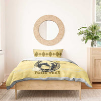 Personalized Kentucky Horse Racing Bedding Set Beauty and The Horse Yellow Version LT01