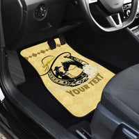 Personalized Kentucky Horse Racing Car Mats Beauty and The Horse Yellow Version LT01