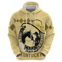 Personalized Kentucky Horse Racing Hoodie Beauty and The Horse Yellow Version LT01