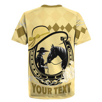 Personalized Kentucky Horse Racing Rugby Jersey Beauty and The Horse Yellow Version LT01