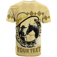 Personalized Kentucky Horse Racing T Shirt Beauty and The Horse Yellow Version LT01