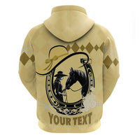 Personalized Kentucky Horse Racing Zip Hoodie Beauty and The Horse Yellow Version LT01