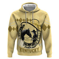Personalized Kentucky Horse Racing Zip Hoodie Beauty and The Horse Yellow Version LT01
