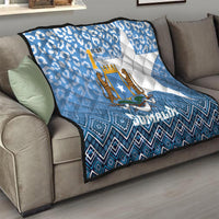 Somalia Independence Day 2024 Quilt Somali Star Leopard Mix African Pattern - Wonder Print Shop